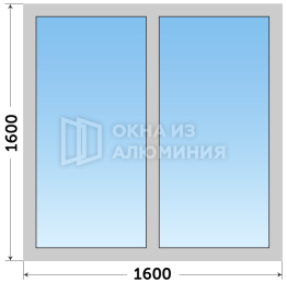 Окно алюминиевое AL-799